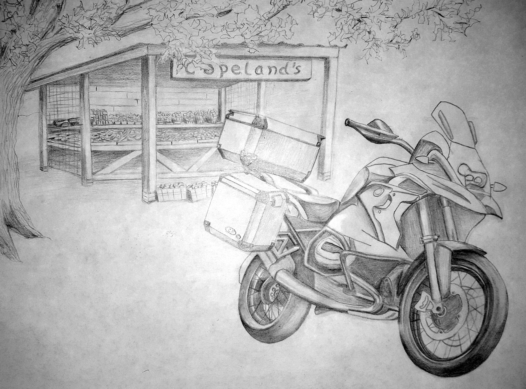 Ural Retro drawing